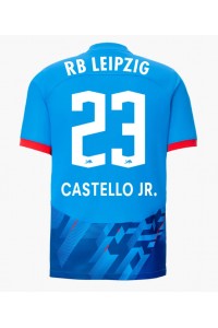 Fotbalové Dres RB Leipzig Castello Lukeba #23 Třetí Oblečení 2023-24 Krátký Rukáv